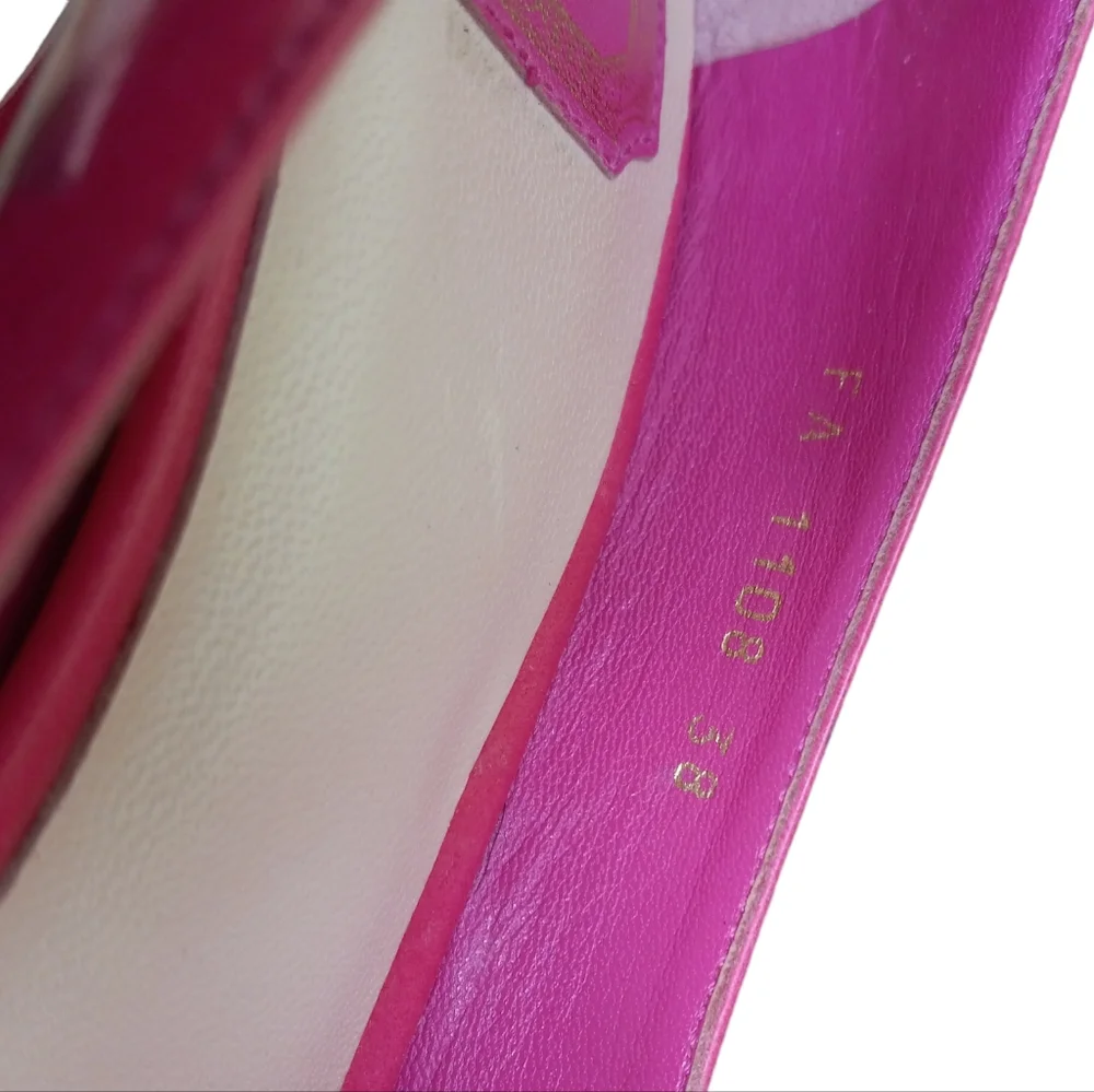 Christian Dior Pink 8 stiletto 👠 Heels mismatch 8 + 8.5 - Picture 5 of 7